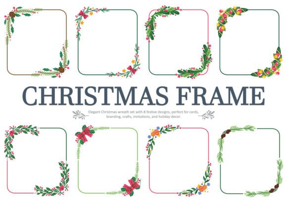 A Christmas Leaf Frame Set That Elevates Holiday Embroidery