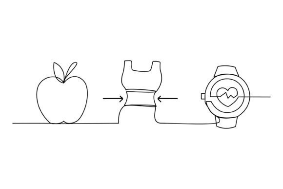 A Sophisticated Minimalist Fruit Illustration for Modern Graphics