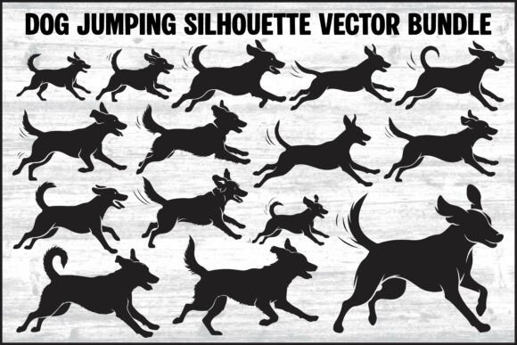 Crafters' Guide to Dog Jumping Silhouette Graphics