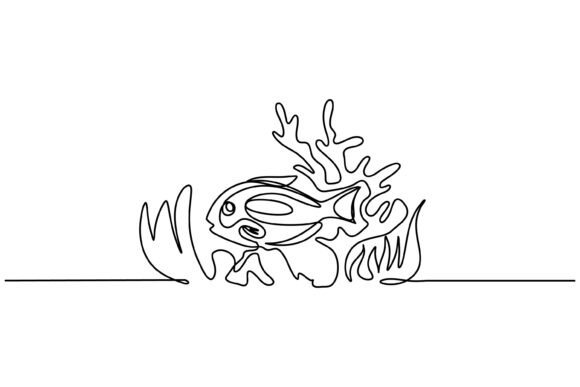 Evaluating a Continuous Line Fish Graphic for Brand Marketing